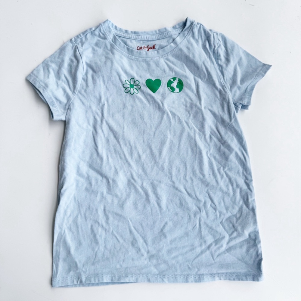 Cat & Jack Blue Short Sleeve Tee